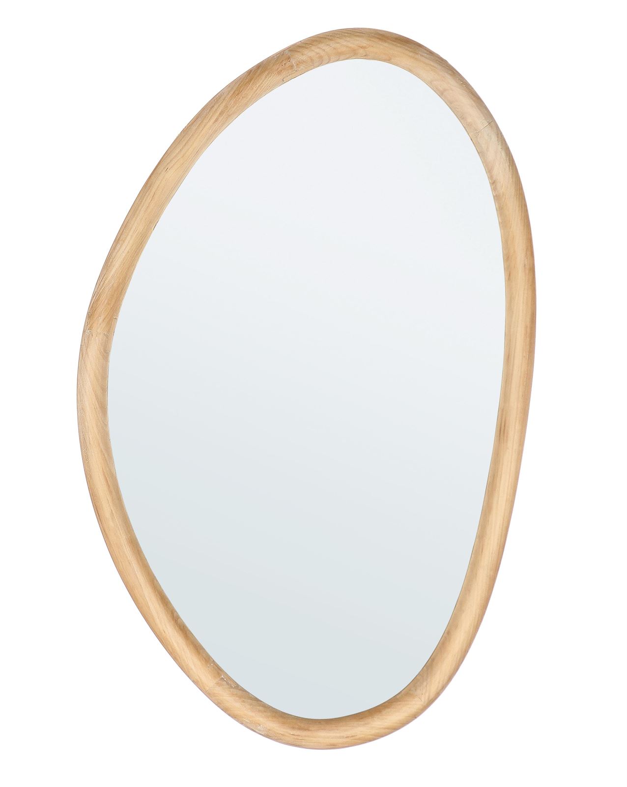 Espejo madera natural Ovalado - Imagen 1