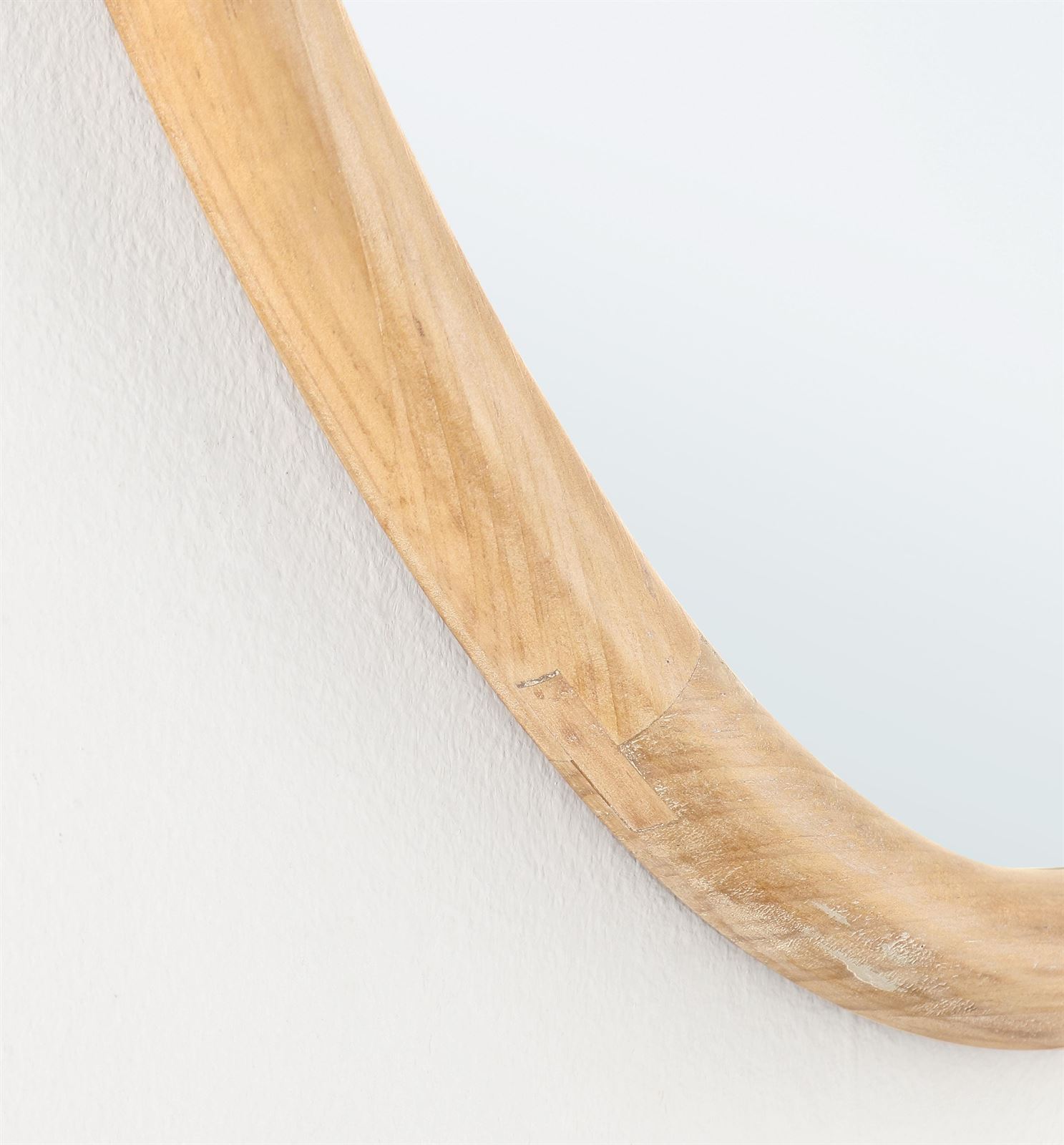 Espejo madera natural Ovalado - Imagen 2