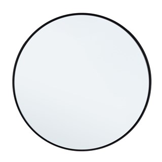 Espejo redondo negro - Imagen 1