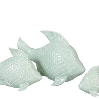 Pez Decorativo Porcelana Verde - Imagen 2